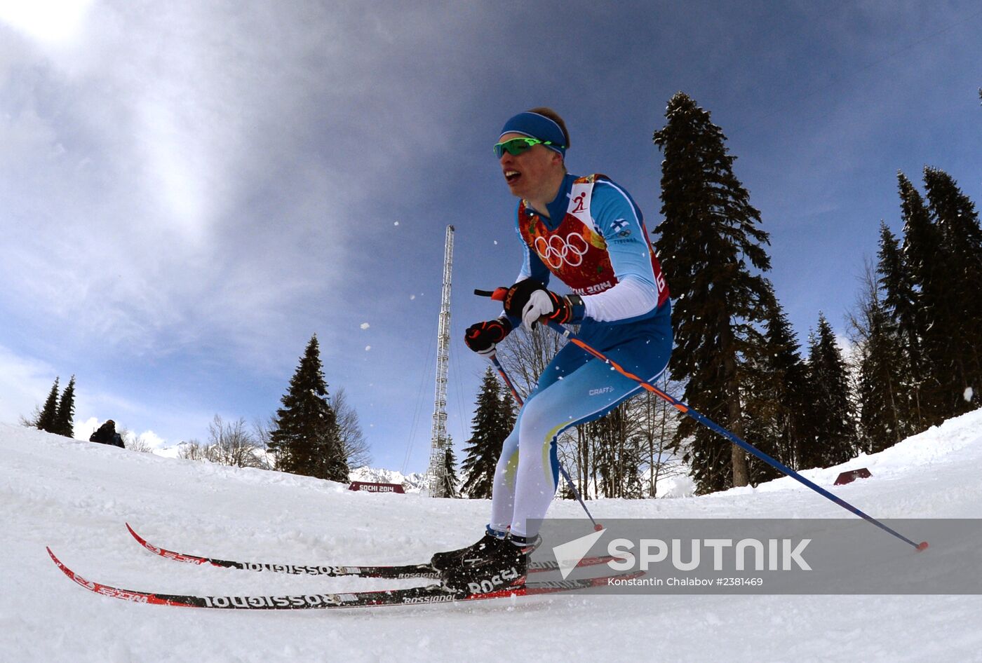 2014 Winter Olympics. Cross-country skiing. Men. Team sprint