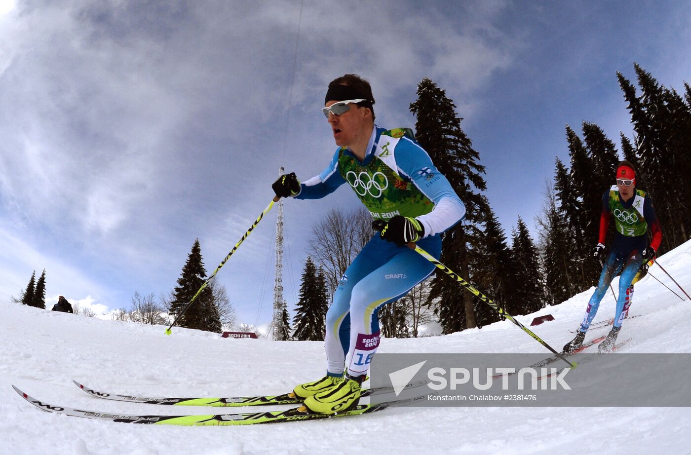 2014 Winter Olympics. Cross-country skiing. Men. Team sprint