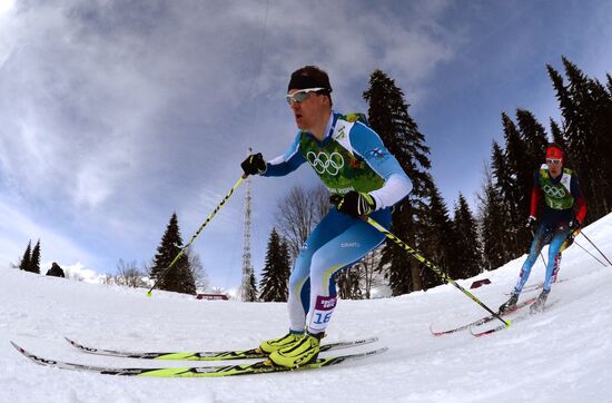 2014 Winter Olympics. Cross-country skiing. Men. Team sprint