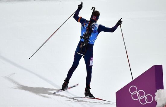 2014 Winter Olympics. Biathlon. Mixed relay