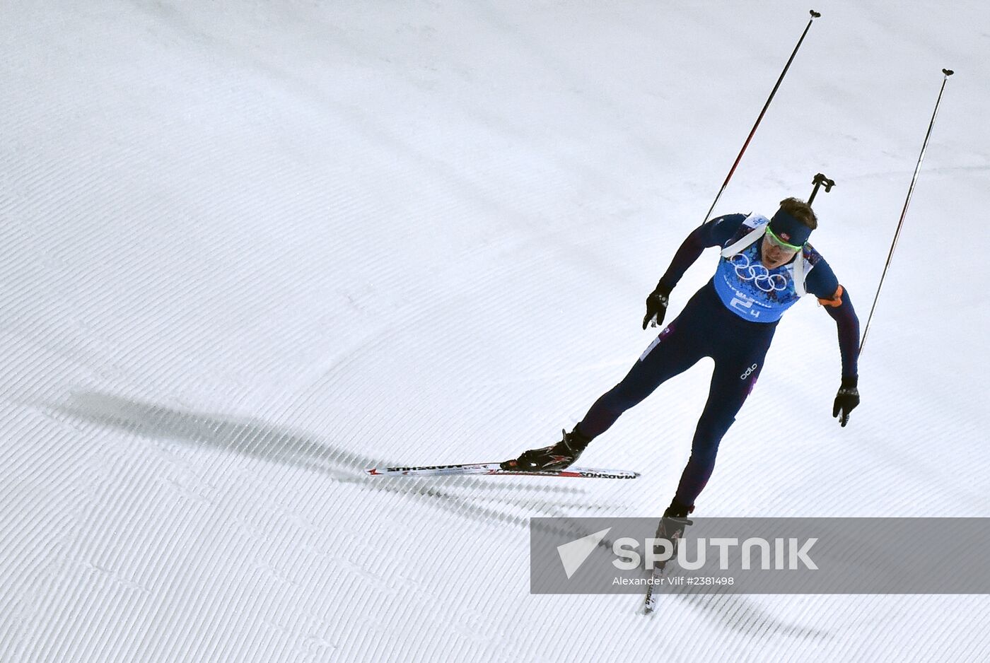 2014 Winter Olympics. Biathlon. Mixed relay