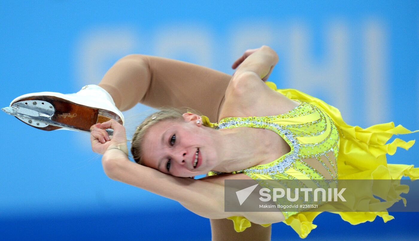 2014 Winter Olympics. Figure skating. Women. Short program