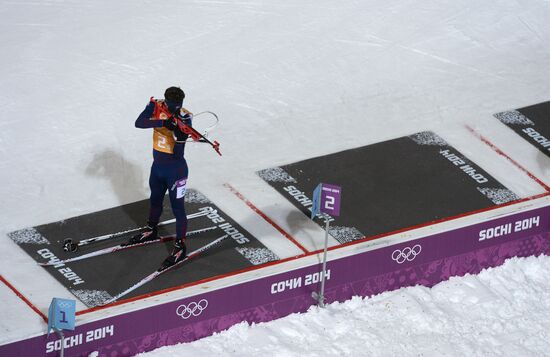 2014 Winter Olympics. Biathlon. Mixed relay