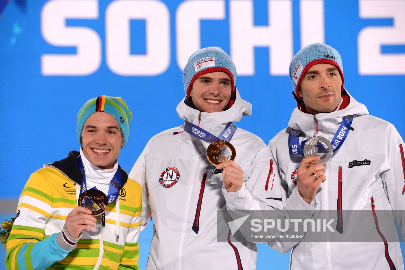 2014 Olympics. Medal ceremony. Day Twelve