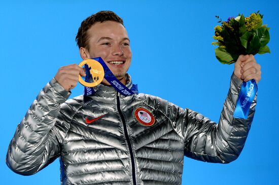 2014 Winter Olympics. Medal ceremony. Day Twelve