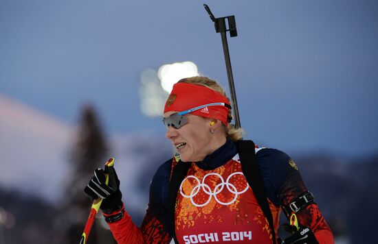 2014 Winter Olympics. Biathlon. Mixed relay
