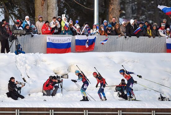 2014 Winter Olympics. Biathlon. Mixed relay