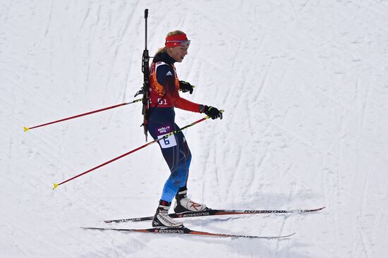 2014 Winter Olympics. Biathlon. Mixed relay