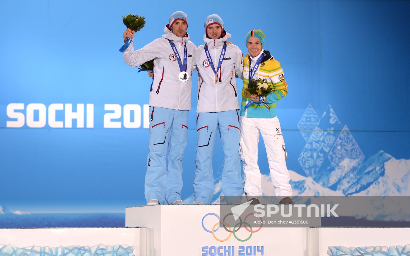 2014 Olympics. Medal ceremony. Day Twelve