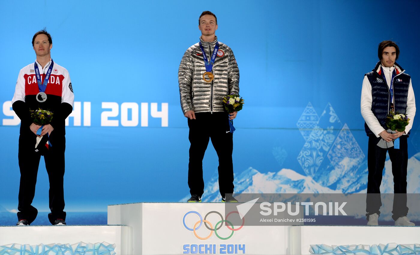 2014 Winter Olympics. Medal ceremony. Day Twelve