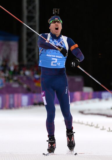 2014 Winter Olympics. Biathlon. Mixed relay