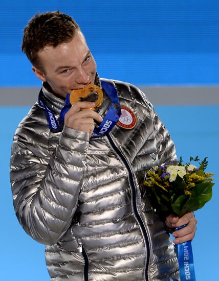 2014 Winter Olympics. Medal ceremony. Day Twelve