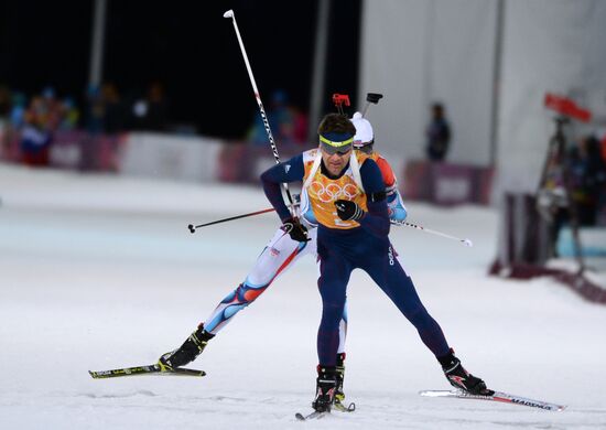2014 Winter Olympics. Biathlon. Mixed relay