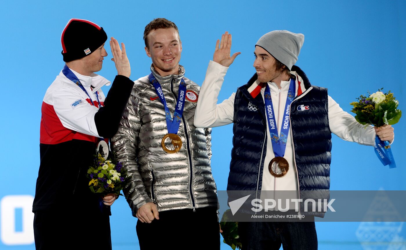 2014 Winter Olympics. Medal ceremony. Day Twelve