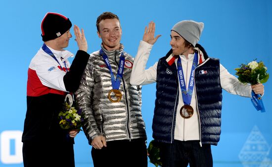 2014 Winter Olympics. Medal ceremony. Day Twelve