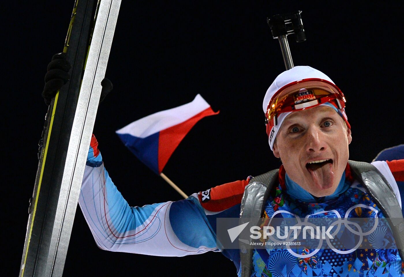 2014 Winter Olympics. Biathlon. Mixed relay