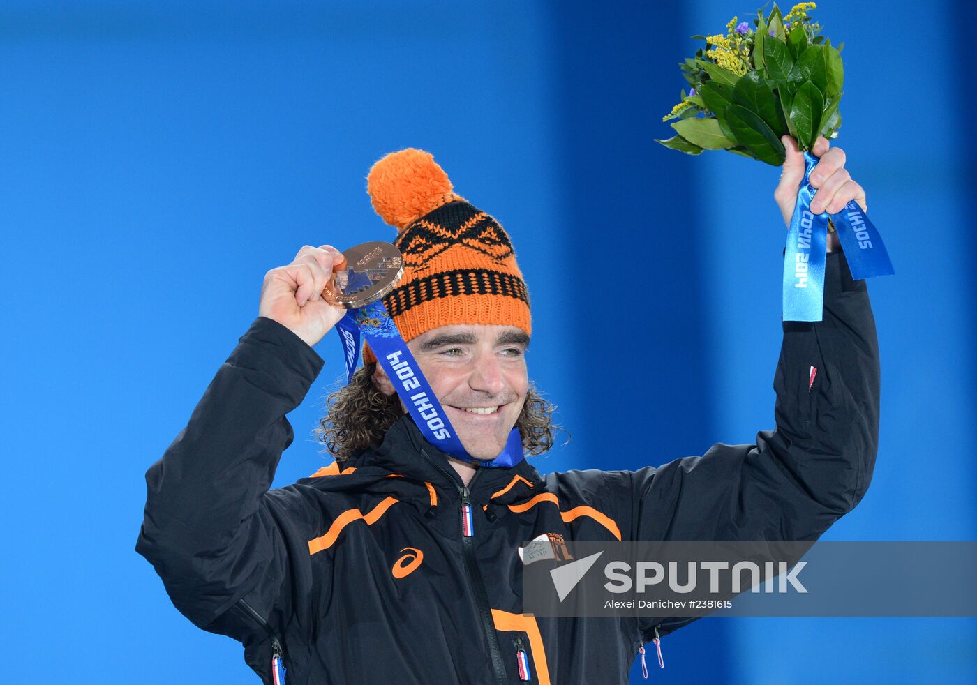 2014 Winter Olympics. Medal ceremony. Day Twelve