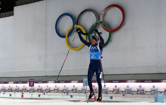 2014 Winter Olympics. Biathlon. Mixed relay