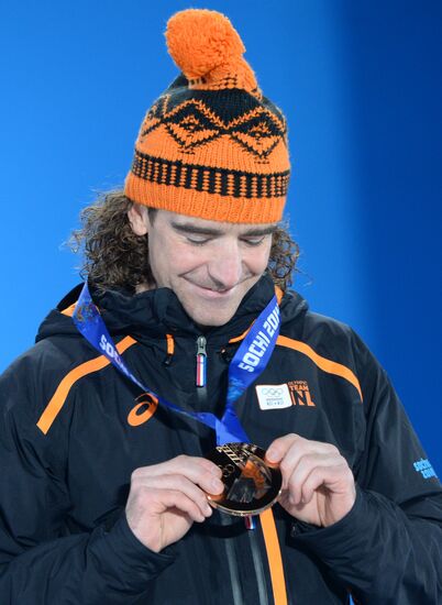 2014 Winter Olympics. Medal ceremony. Day Twelve