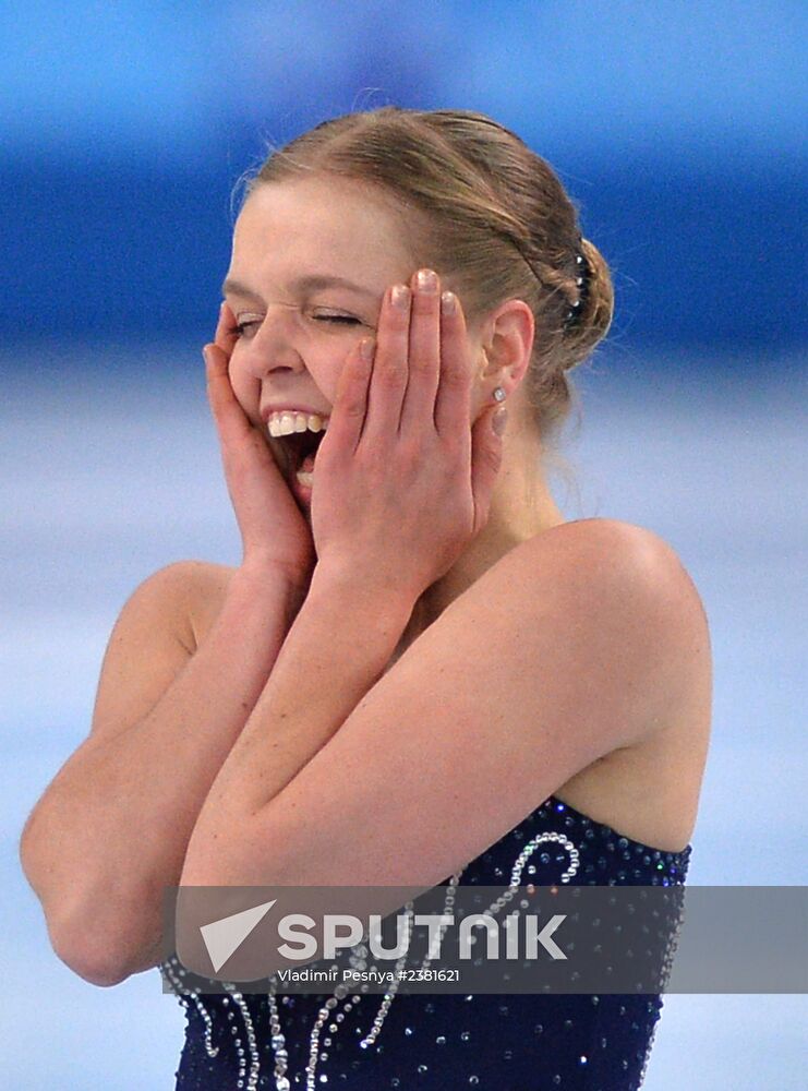 2014 Winter Olympics. Figure skating. Women. Short program