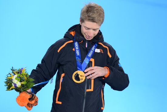 2014 Winter Olympics. Medal ceremony. Day Twelve