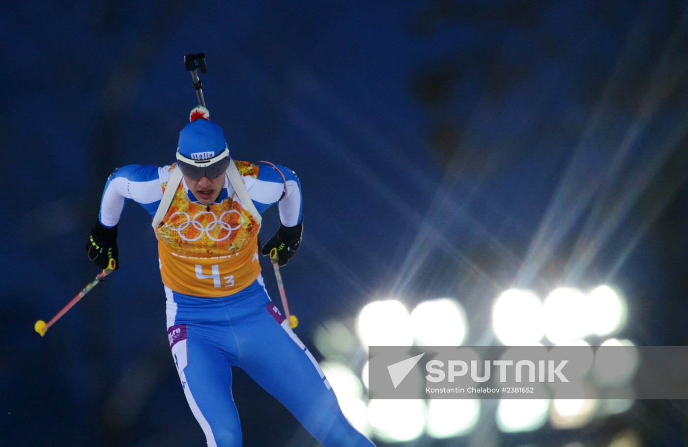 2014 Winter Olympics. Biathlon. Mixed relay