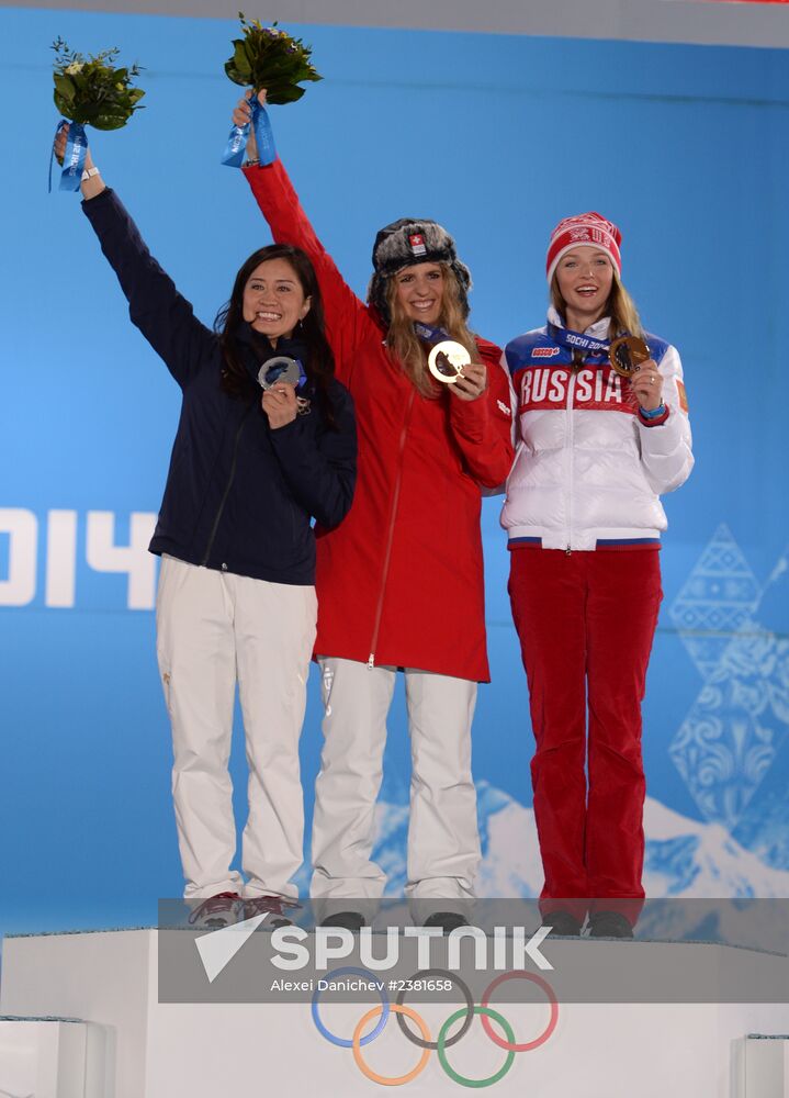 2014 Winter Olympics. Medal ceremony. Day Twelve