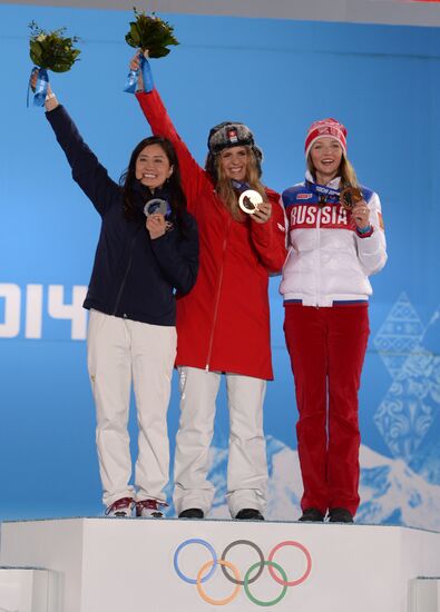 2014 Winter Olympics. Medal ceremony. Day Twelve