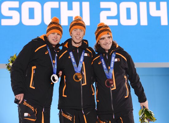 2014 Winter Olympics. Medal ceremony. Day Twelve