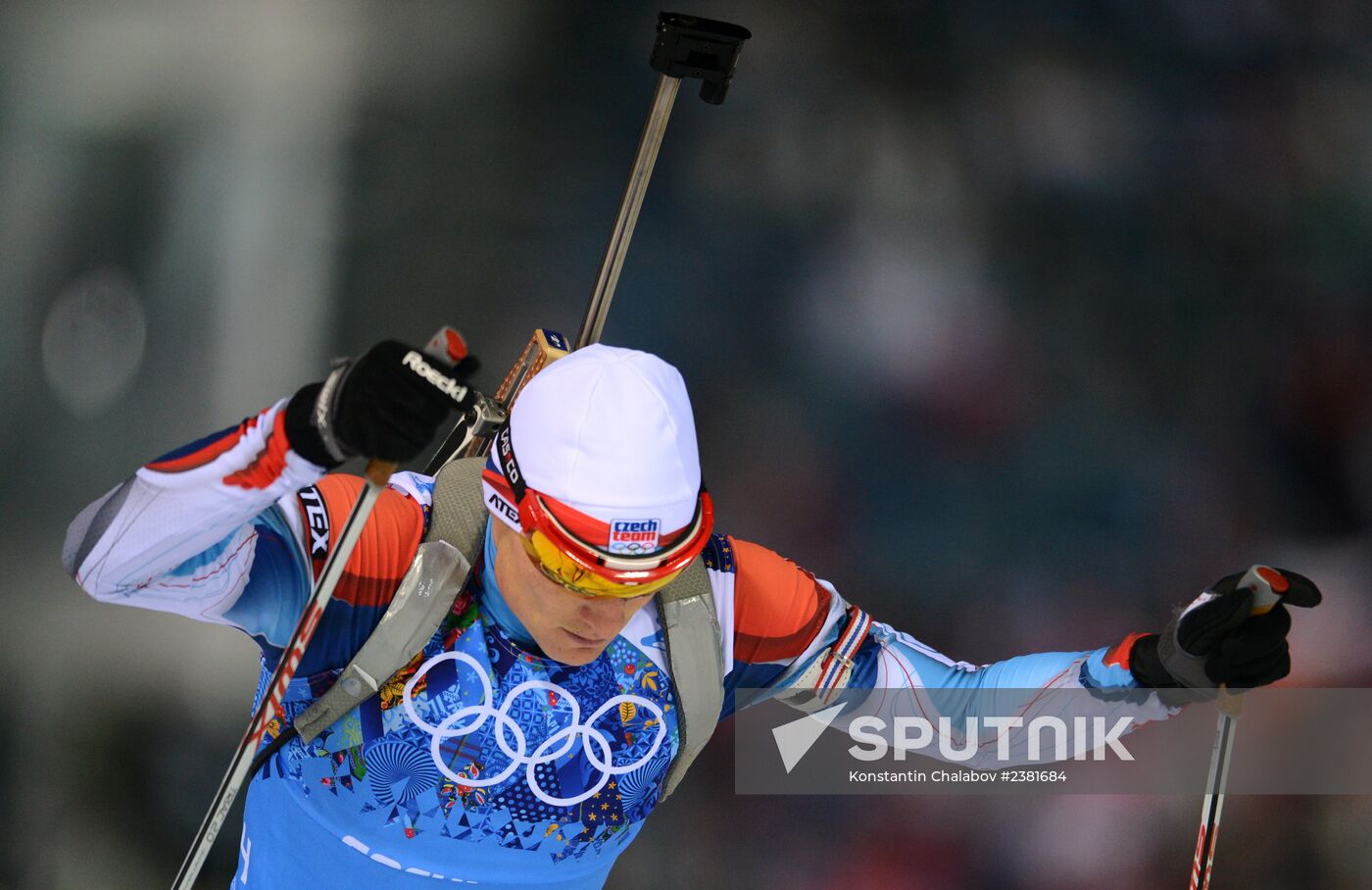 2014 Winter Olympics. Biathlon. Mixed relay