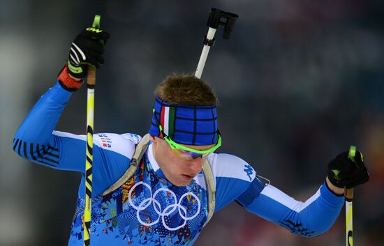 2014 Winter Olympics. Biathlon. Mixed relay