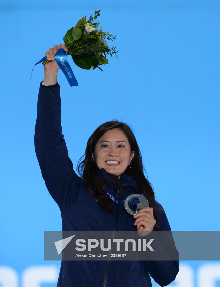 2014 Winter Olympics. Medal ceremony. Day Twelve