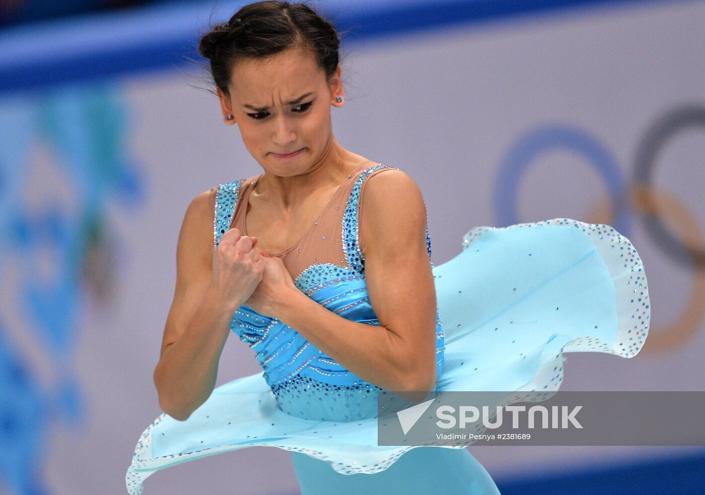 2014 Winter Olympics. Figure skating. Women. Short program