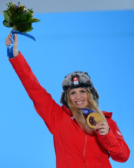 2014 Winter Olympics. Medal ceremony. Day Twelve