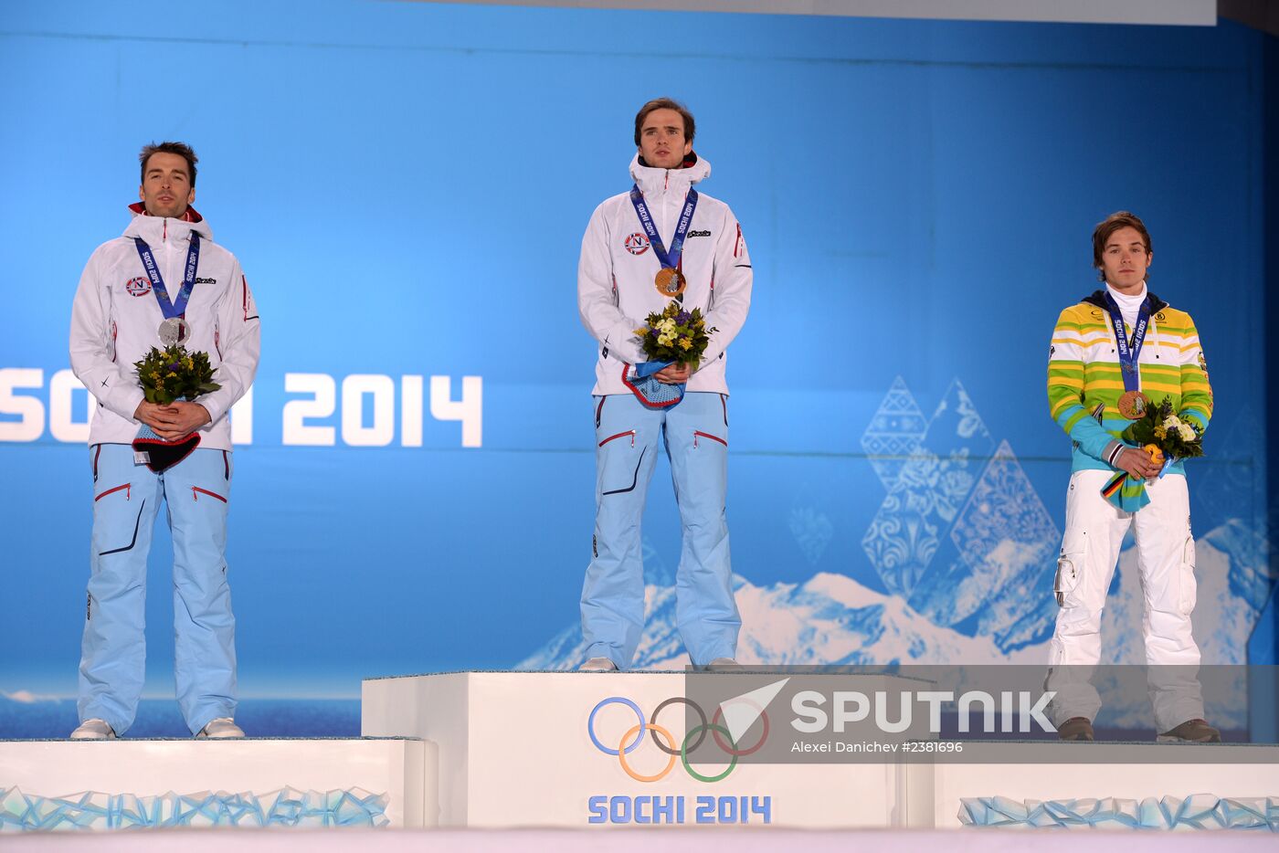 2014 Winter Olympics. Medal ceremony. Day Twelve