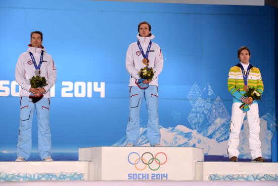 2014 Winter Olympics. Medal ceremony. Day Twelve