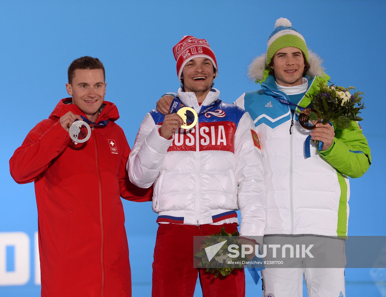 2014 Winter Olympics. Medal ceremony. Day Twelve