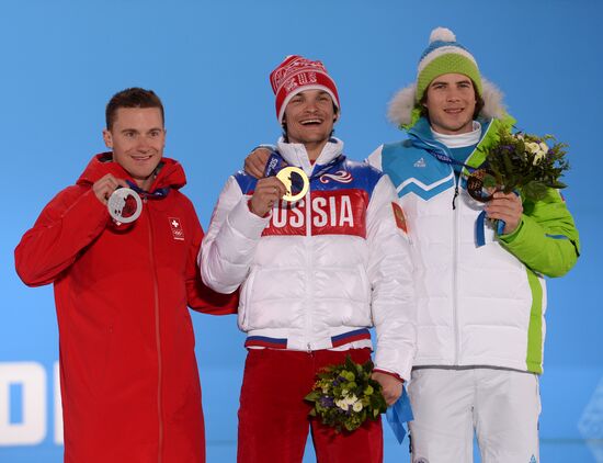 2014 Winter Olympics. Medal ceremony. Day Twelve