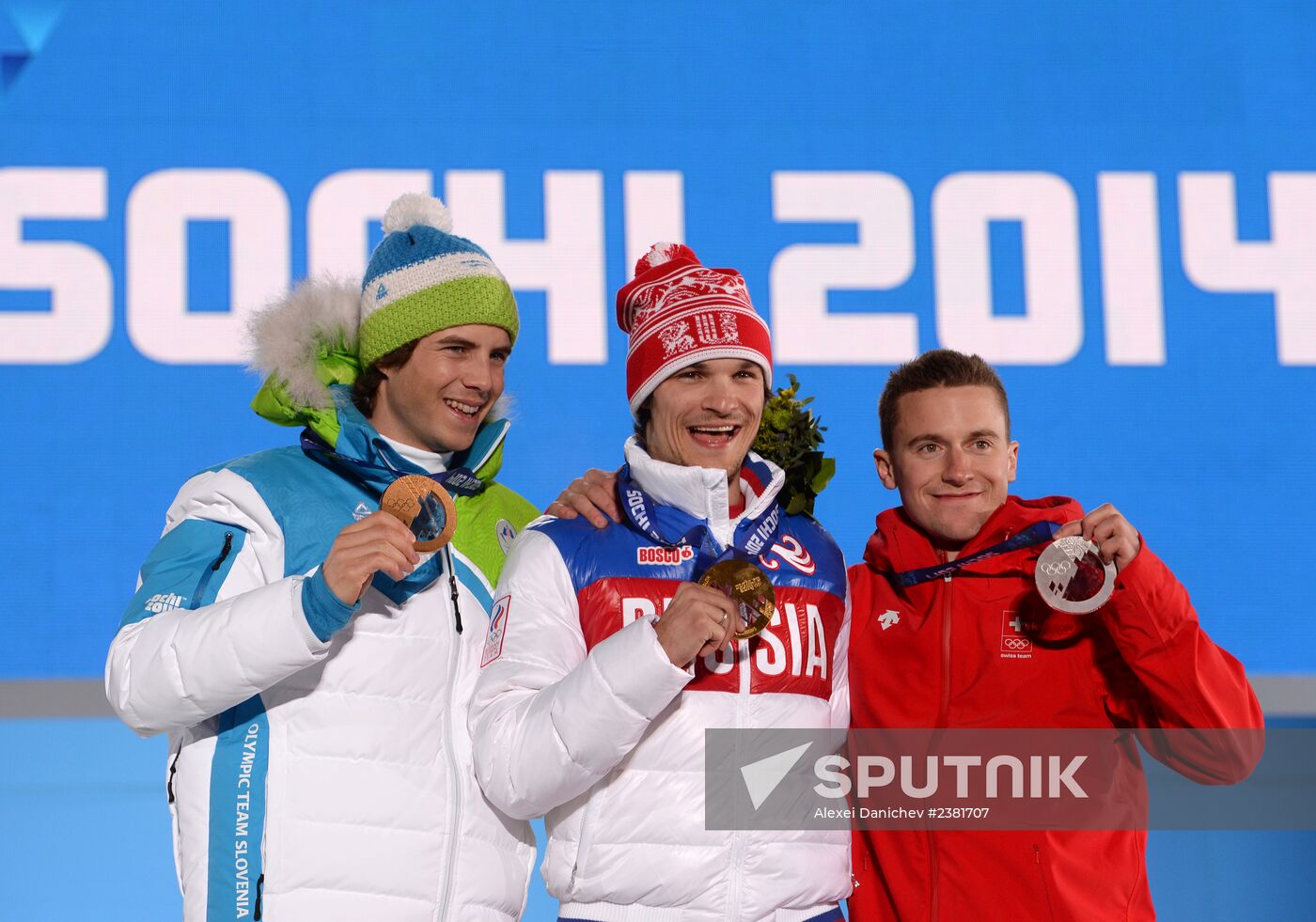 2014 Winter Olympics. Medal ceremony. Day Twelve