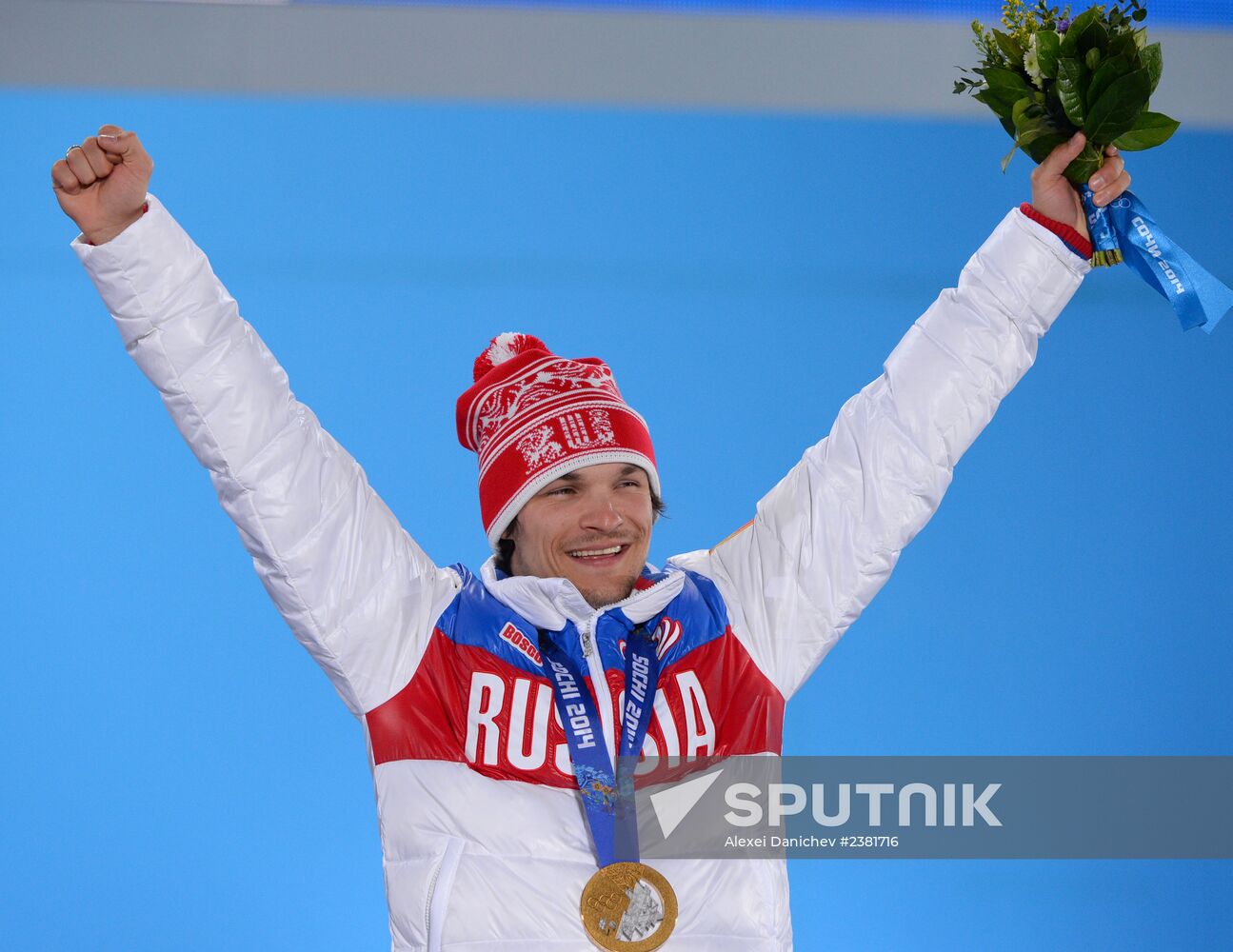 2014 Winter Olympics. Medal ceremony. Day Twelve