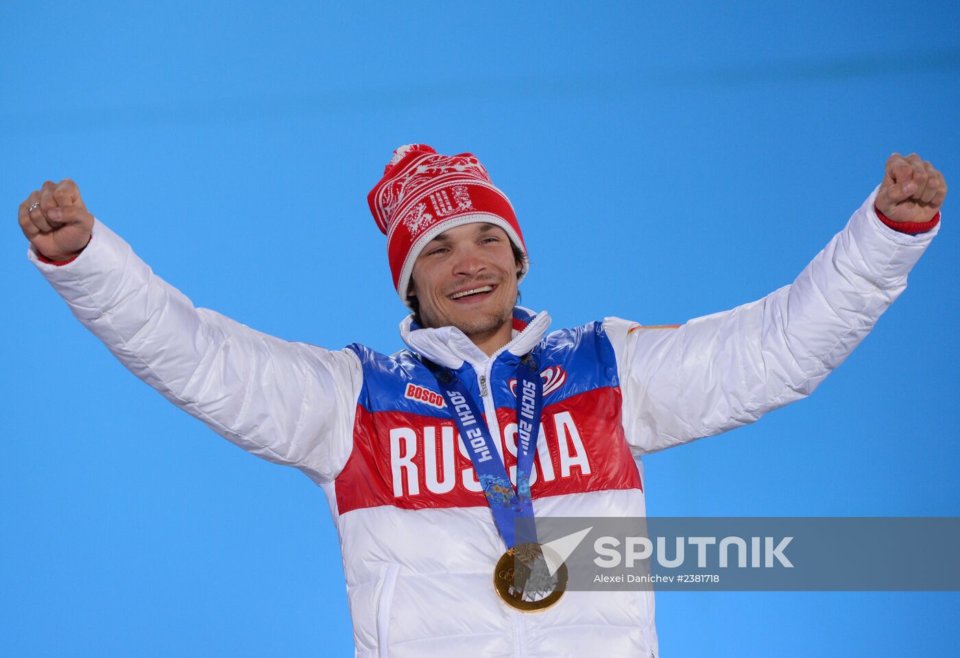 2014 Winter Olympics. Medal ceremony. Day Twelve