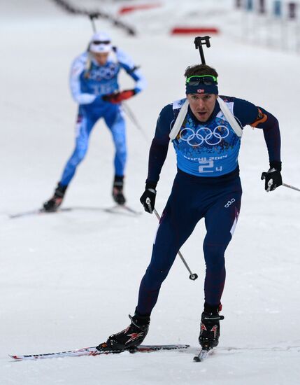 2014 Winter Olympics. Biathlon. Mixed relay