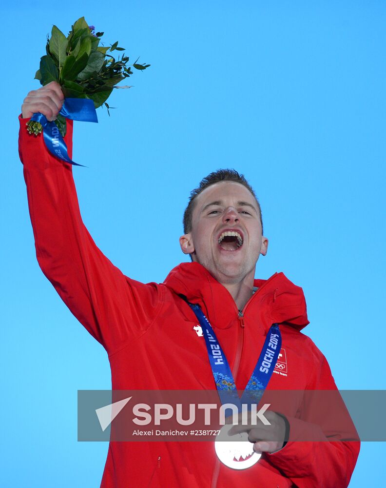 2014 Winter Olympics. Medal ceremony. Day Twelve