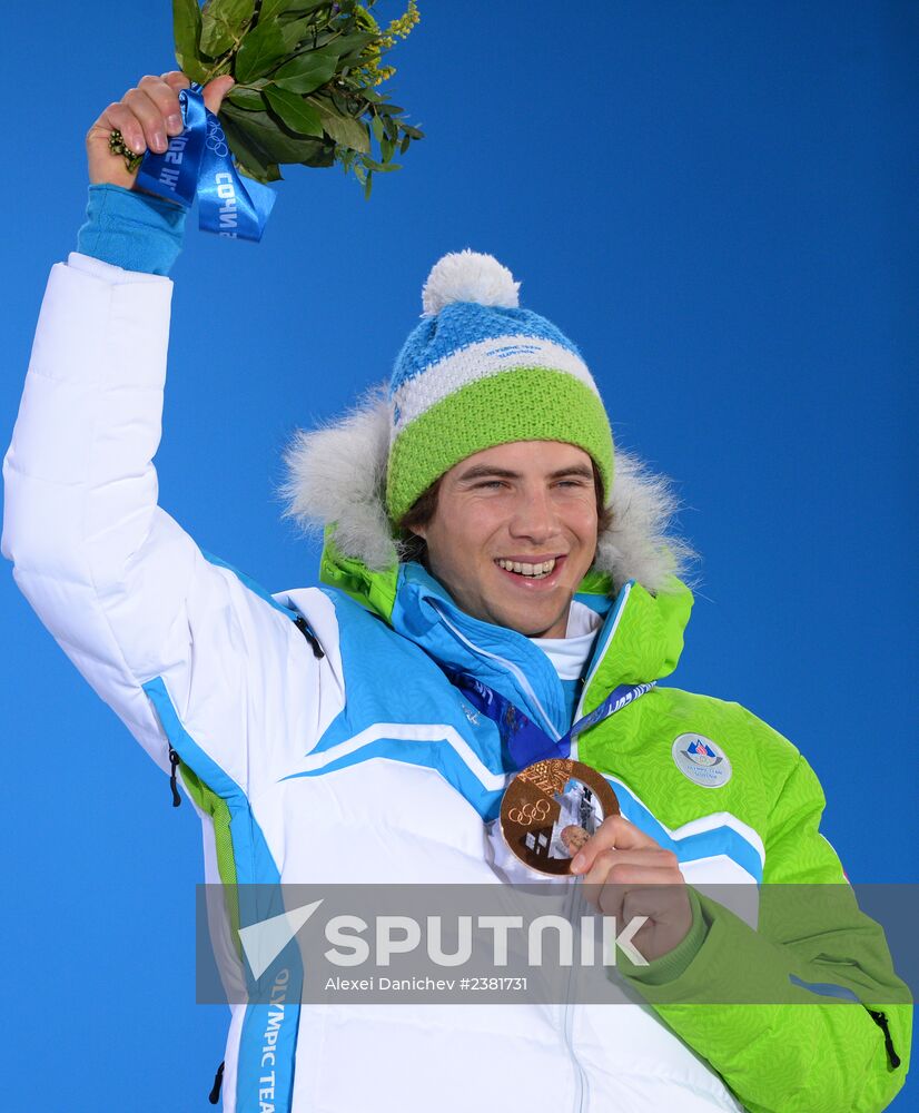 2014 Winter Olympics. Medal ceremony. Day Twelve