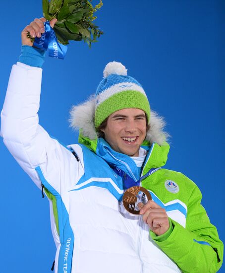 2014 Winter Olympics. Medal ceremony. Day Twelve