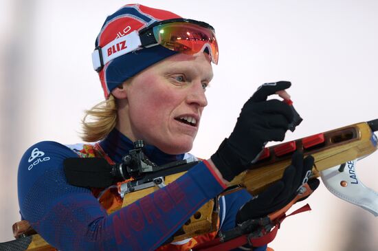 2014 Winter Olympics. Biathlon. Mixed relay