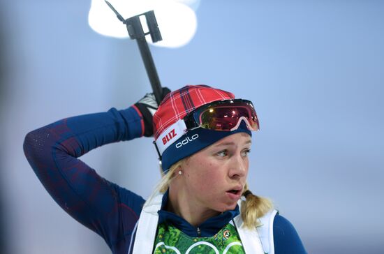 2014 Winter Olympics. Biathlon. Mixed relay