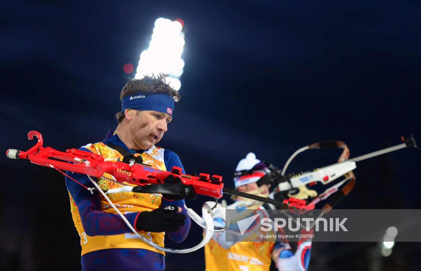 2014 Winter Olympics. Biathlon. Mixed relay