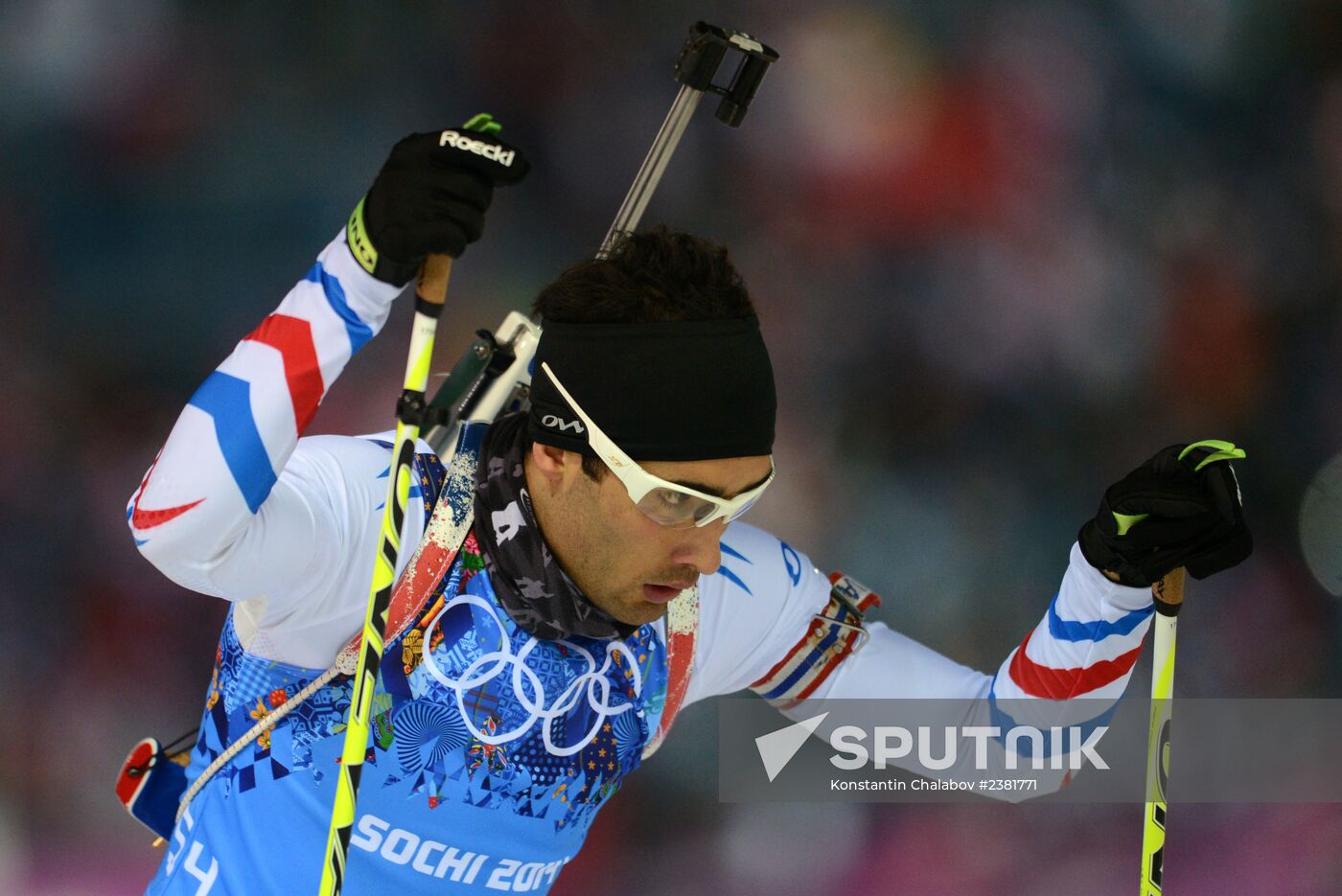 2014 Winter Olympics. Biathlon. Mixed relay