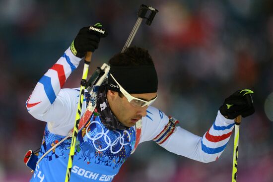 2014 Winter Olympics. Biathlon. Mixed relay